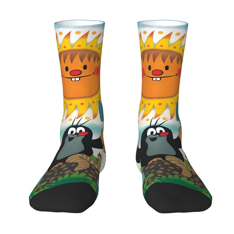 Dress Sock Men - Custom The Little Mole Mens Crew