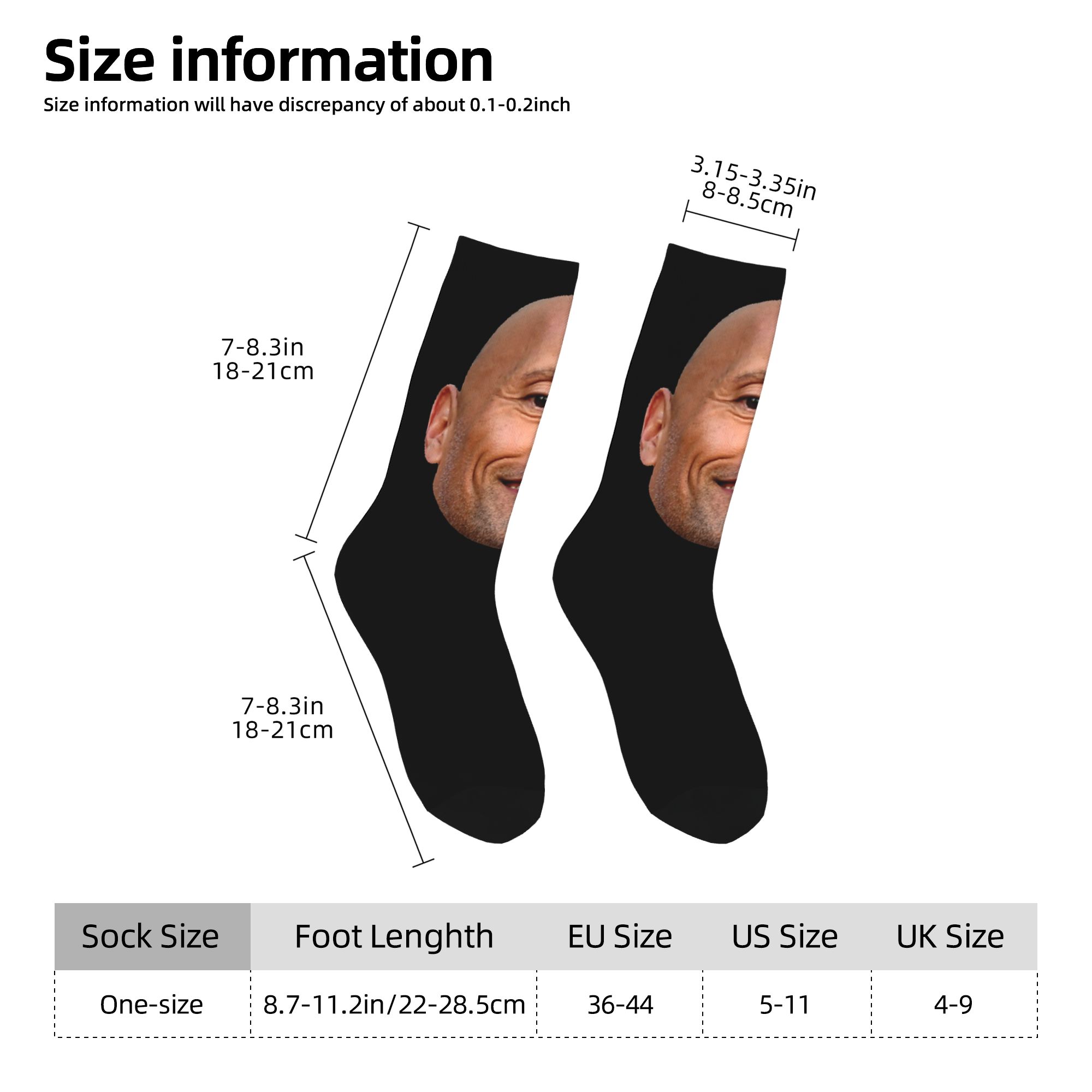 Custom The Rock Face Dwayne Dr - Dress Sock Men 评论和价格