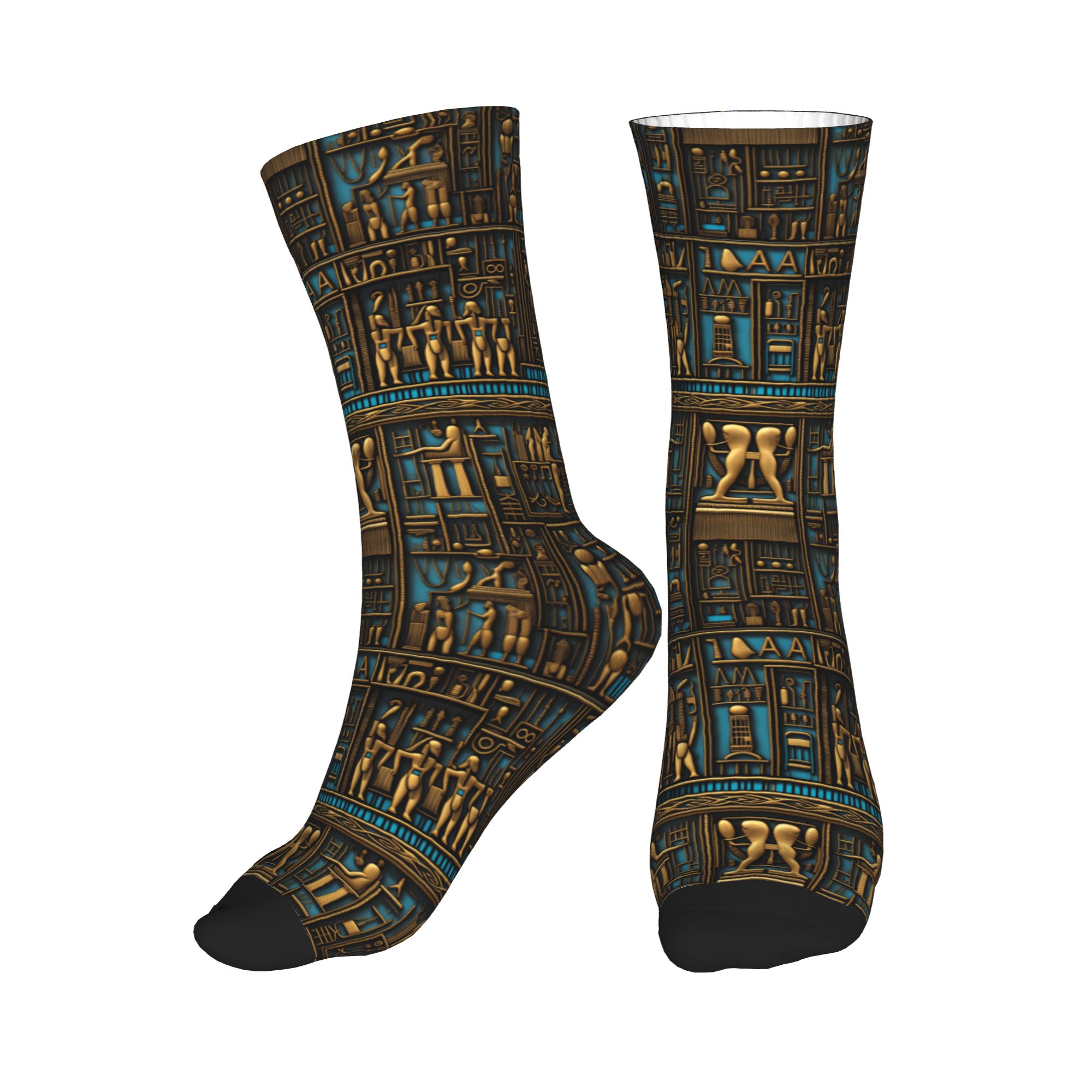 Funny Men's Egyptian Hieroglyp - Dress Sock Men 评论和价格
