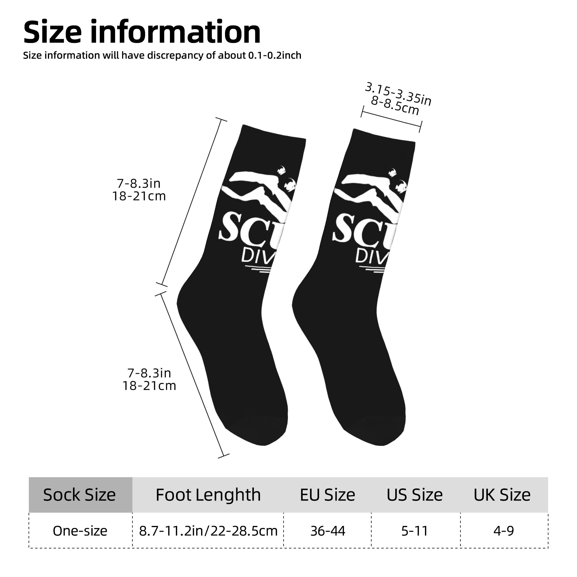 Custom Funny Scuba Diving Men  - Dress Sock Men 评论和价格