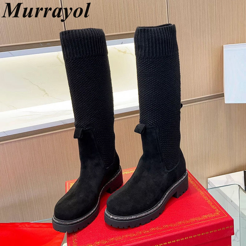 Knee High Boots Autumn Winter  - Knee High Sock Women 评论和价格