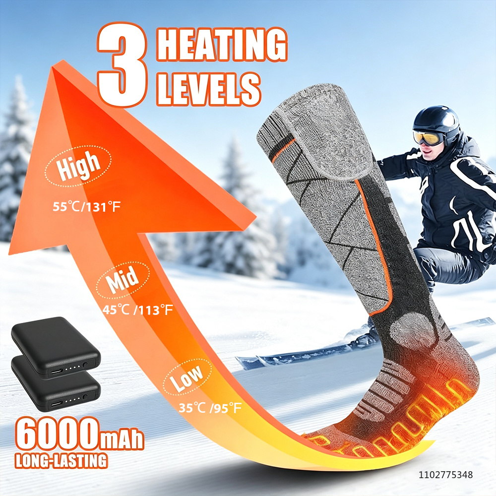 New Heated Socks Rechargeable  - Thermal Sock Winter 评论和价格