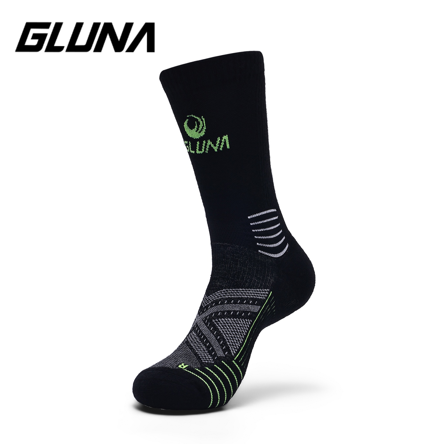 GLUNA Sports Socks for Hiking  - Wool Hiking Sock 评论和价格